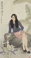 藏品(芭蕉仕女)的圖片