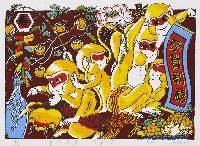 藏品(金猴賀春百事大吉)的圖片