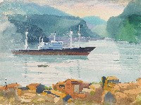 藏品(香港鯉魚門寫生)的圖片