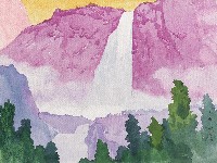 藏品(幽勝美地瀑布)的圖片