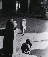 藏品(龍山寺系列-午後的廟埕)的圖片