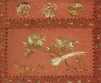 藏品(白鷳(林玉山畫稿，沈許隨刺繡))的圖片