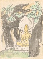 藏品(樹林中神像)的圖片