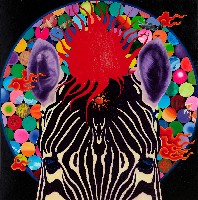 藏品(花花斑馬-神聖姿態)的圖片