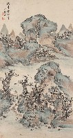 藏品(仿李成畫意圖軸)的圖片
