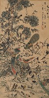 藏品(鳳凰祝壽圖軸)的圖片