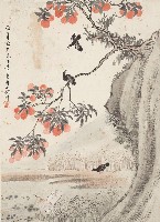 藏品(仿華秋岳筆意花鳥碩果)的圖片
