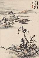 藏品(仿沈石田筆意山水)的圖片