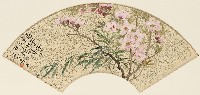 藏品(桃葉柳枝扇面)的圖片