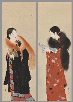 藏品(美人繪二幅)的圖片