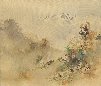 藏品(新高山初冬)的圖片