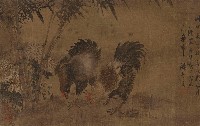 藏品(竹菊雙雞)的圖片