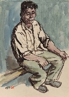 藏品(礦工像-坤仔伯)的圖片