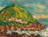 藏品(山與海(九份風光))的圖片