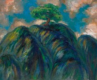 藏品(山上的一棵樹)的圖片