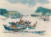 藏品(野柳歸舟)的圖片