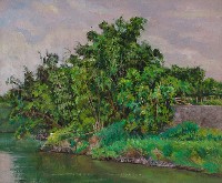 藏品(樹景(木柵溪邊))的圖片