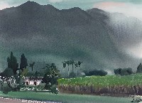 藏品(大山小居祥雲來)的圖片