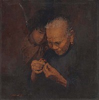 藏品(祖母玩花)的圖片