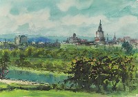 藏品(風景寶塔)的圖片