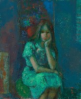 藏品(少女坐像)的圖片