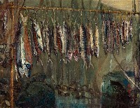 藏品(漁村一景-懸魚)的圖片