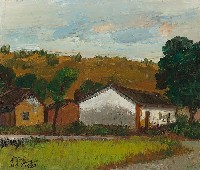 藏品(三間小屋 (淡水風景))的圖片