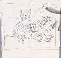 藏品(虎三隻)的圖片