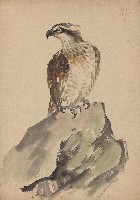 藏品((1)鷲(魚鷹);(2)小鳥(夜鷺))的圖片