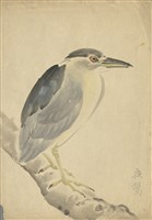 藏品((1)夜鷺；(2)鵪鶉)的圖片