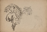 藏品((1)爬石（虎）；(2)鴨子游水)的圖片