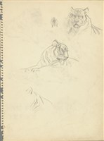 藏品((1)虎（各姿態）；(2)鶴)的圖片