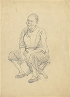 藏品((1)老婆婆；(2)老虎母子)的圖片