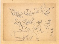 藏品(拖木馬各姿態)的圖片