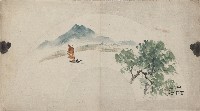 藏品(淡水風景 (扇面))的圖片