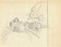 藏品((1)一對雉雞；(2)一對雉雞)的圖片