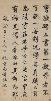 藏品(行書論書小品軸)的圖片