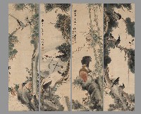 藏品(花鳥四屏)的圖片