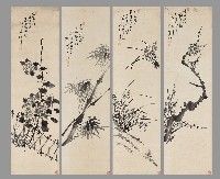 藏品(四君子四屏)的圖片