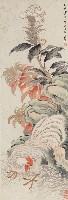 藏品(秋花雄雞)的圖片