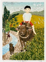 藏品(臺灣牛耕耘豐足年)的圖片