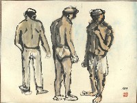 藏品(礦工三態 漆彩)的圖片