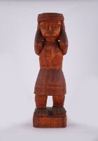 藏品(木雕人像-女像)的圖片