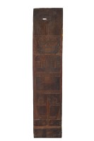 藏品(木柱雕刻板)的圖片