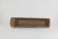 藏品(木製飼盆、木槽)的圖片