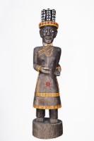 藏品(木雕人像（女）)的圖片