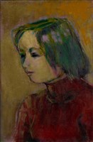 藏品(少女頭像)的圖片