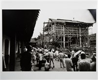 藏品(建築中的龍山寺正殿其一)的圖片