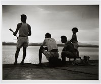 藏品(夕陽西下河邊樂)的圖片