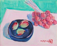 藏品(桃與荔枝)的圖片